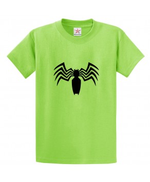 Venomous Spider Unisex Kids and Adults T-Shirt for Sci-Fi Movie Fans